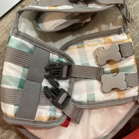NWT plaid with angel wings life jacket for dogs - Picture 12 of 13